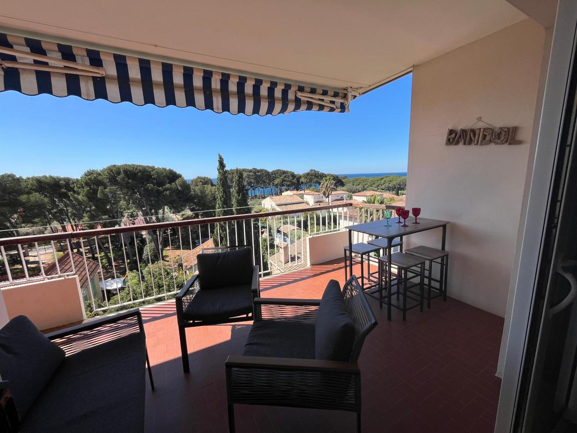 Appartement T3 Terrasse Vue Mer Бандоль Экстерьер фото