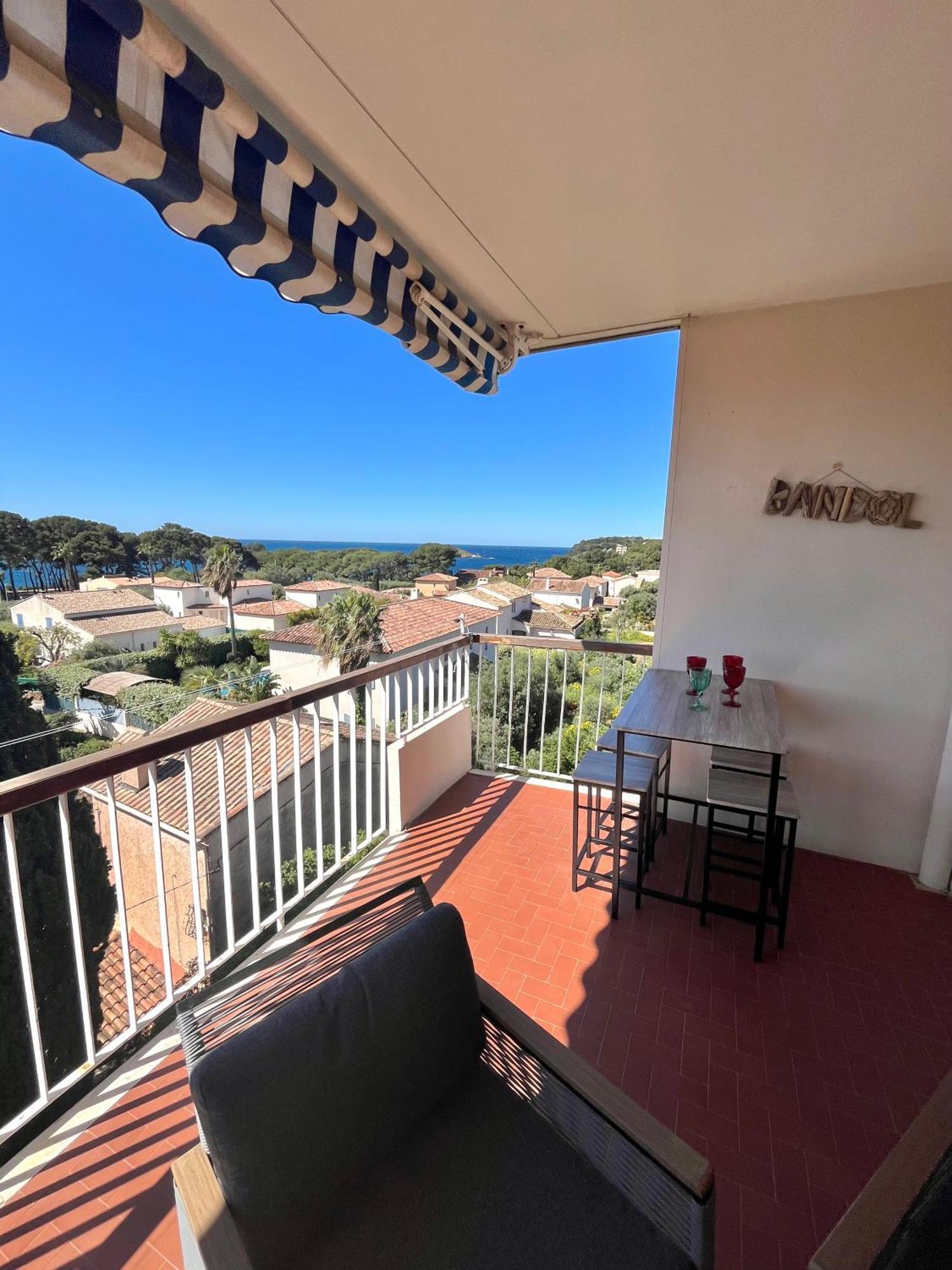 Appartement T3 Terrasse Vue Mer Бандоль Экстерьер фото